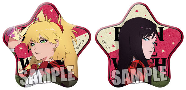 BURN THE WITCH Star-shaped Tin Badge Set