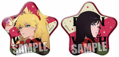 BURN THE WITCH Star-shaped Tin Badge Set