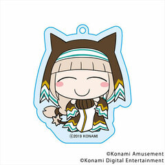 Bomber Girl Acrylic Keychain Sepia
