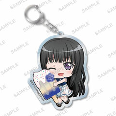 BanG Dream! Girls Band Party! Mugyutto Acrylic Keychain Ice Cream ver. Rinko Shirokane