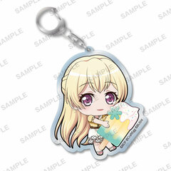 BanG Dream! Girls Band Party! Mugyutto Acrylic Keychain Ice Cream ver. Chisato Shirasagi