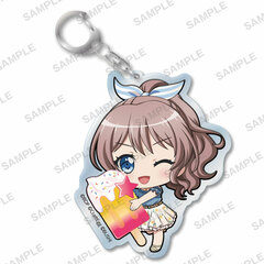 BanG Dream! Girls Band Party! Mugyutto Acrylic Keychain Ice Cream ver. Saya Yamabuki