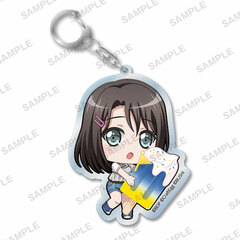 BanG Dream! Girls Band Party! Mugyutto Acrylic Keychain Ice Cream ver. Misaki Okusawa