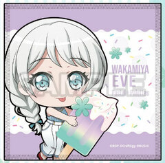BanG Dream! Girls Band Party! Hand Towel Mugyutto Ice Cream ver. Eve Wakamiya