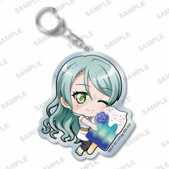 BanG Dream! Girls Band Party! Mugyutto Acrylic Keychain Ice Cream ver. Sayo Hikawa