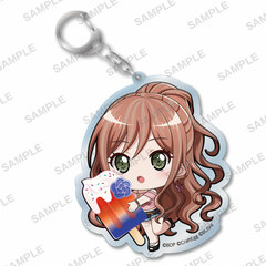 BanG Dream! Girls Band Party! Mugyutto Acrylic Keychain Ice Cream ver. Lisa Imai