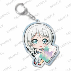 BanG Dream! Girls Band Party! Mugyutto Acrylic Keychain Ice Cream ver. Eve Wakamiya