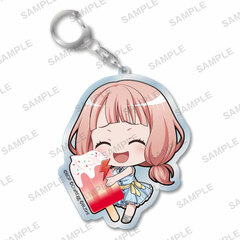 BanG Dream! Girls Band Party! Mugyutto Acrylic Keychain Ice Cream ver. Himari Uehara