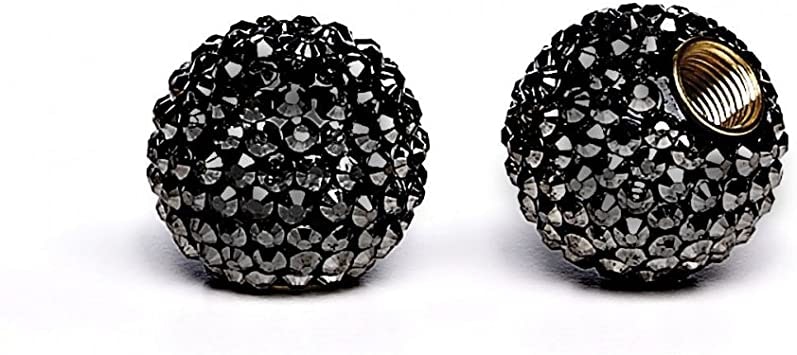 Cruiser Candy Valve Caps: BLING BLK
