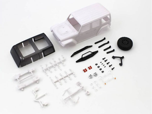 Jeep Wrangler Rubicon White Body Set