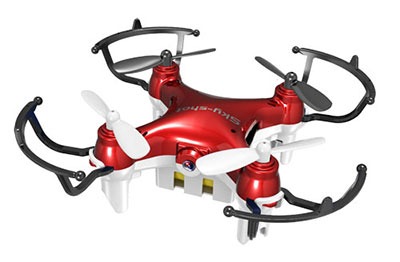2.4GHz Small Drone w/Built-in Camera Sky-shot (Red)