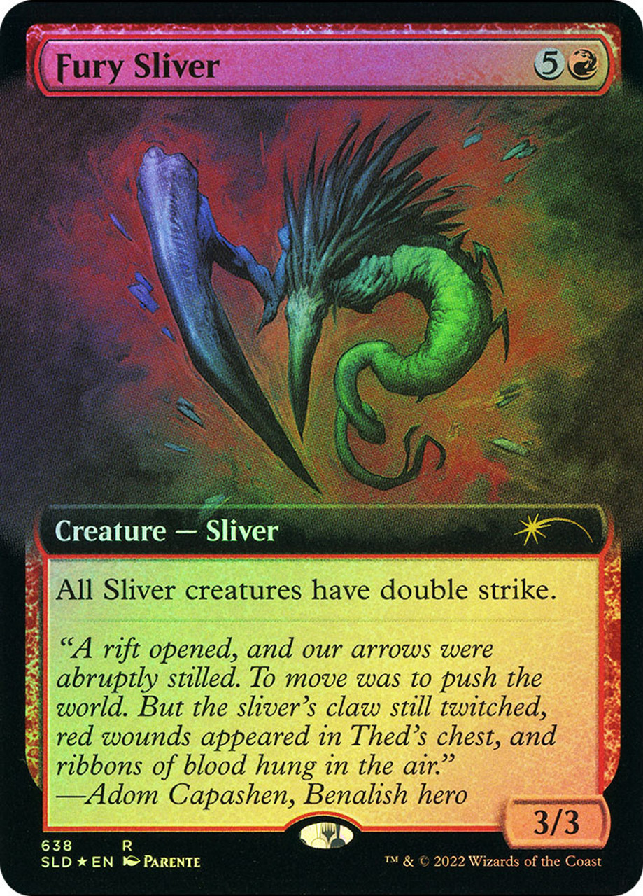 Fury Sliver - Foil - Extended Art