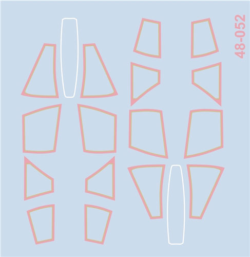 1/48 MIG-31 Canopy Mask