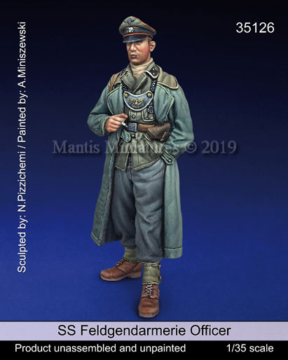 1/35 WWII Germany SS-Feldgendarmerie Commissioned Officer