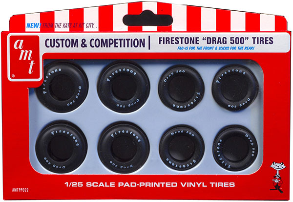 1/25 Firestone Drag 500 Tires Set