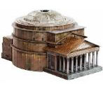 Paper Craft 1/400 Pantheon (Italy, Rome)