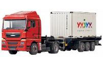Paper Craft 1/43 Container Truck