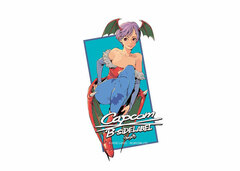 CAPCOM x B-SIDE LABEL Sticker Vampire Savior Lilith