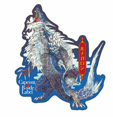 CAPCOM x B-SIDE LABEL Sticker Monster Hunter Lunagaron (Art Work)
