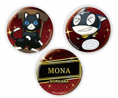 Chara-Forme Persona 5 The Royal Tin Badge Set Morgana A & Mona