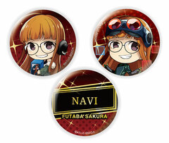 Chara-Forme Persona 5 The Royal Tin Badge Set Futaba Sakura & Navi