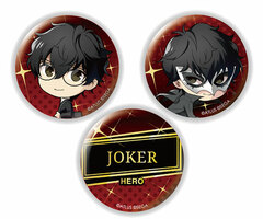 Chara-Forme Persona 5 The Royal Tin Badge Set Protagonist & Joker