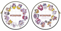 #Compass Design produced by Sanrio Coin Case Crayon ver.