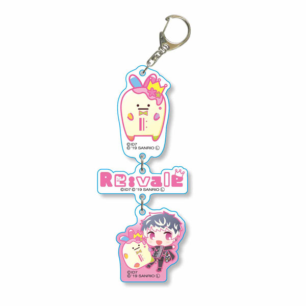3-Part Keychain Idolish7 -Sanrio flavor- Momo