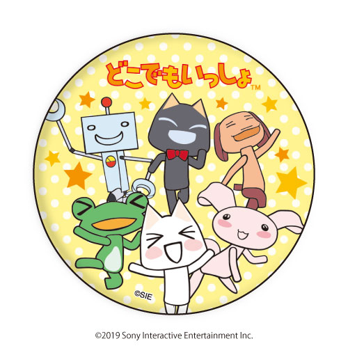 Tin Badge Dokodemo Issho 02/ Character Group