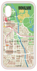 Resident Evil Glass Case MAP iPhone X/Xs