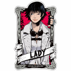 CAPCOM x B-SIDE LABEL Sticker Devil May Cry 5 Lady