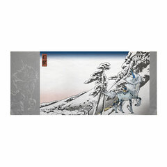 Monster Hunter Ukiyoe Japanese-style Towel Kirin x Snow Under Clear Sky