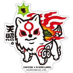 CAPCOM x B-SIDE LABEL Sticker Okami Amaterasu Deformed