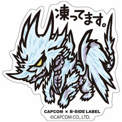 CAPCOM x B-SIDE LABEL Sticker Monster Hunter Freezing.