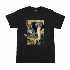 Monster Hunter Ukiyoe T-shirt Zinogre x Kiso Waterfall L
