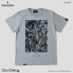 Bloodborne x TORCH TORCH / T-shirt Collection: Amygdala Heather Gray XXL