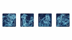 Asteroid in Love Highly Luminous Sticker Set C (Sagittarius/Capricorn/Aquarius/Pisces)
