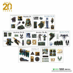 Halo Series 20th Anniversary Sticker Set
