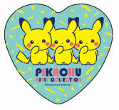 Pokemon Pikachu Girly Collection Heart Tin Badge Girly Logo