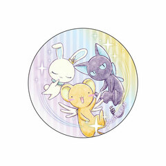 Cardcaptor Sakura: Clear Card Mini Chara Pop-Up Smartphone Grip Kero-chan & Suppi & Momo