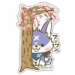 CAPCOM x B-SIDE LABEL Sticker Monster Hunter Canyne Guarding