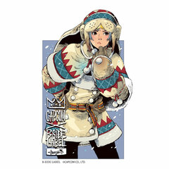 CAPCOM x B-SIDE LABEL Sticker CAPCOM Girl Lagombi Hunter
