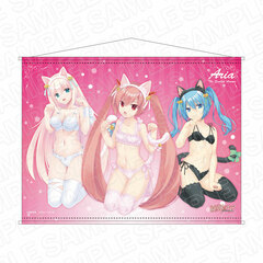 Aria the Scarlet Ammo B2 Wall Scroll Cat Ear Lingerie ver.