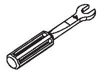 Aluminum Cut 4mm Wrench
