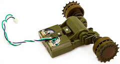 1/24 Battle Tank Engine Parts KV1 Rear Engine (Green)