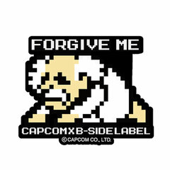 CAPCOM x B-SIDE LABEL Sticker Mega Man FORGIVE ME