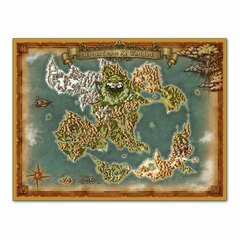 Dragon Quest XI: Echoes of an Elusive Age S World Map Cloth