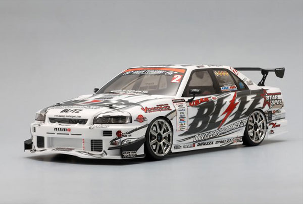 Drift Car BLITZ DUNLOP ER34 Body Set
