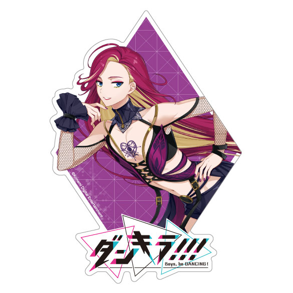 Dankira!!! Hologram Sticker Ageha Kurenai