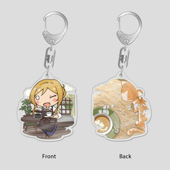 ChimaDol THE IDOLM@STER Million Live! Acrylic Keychain Rio Momose Sanshimai Cafe ver.